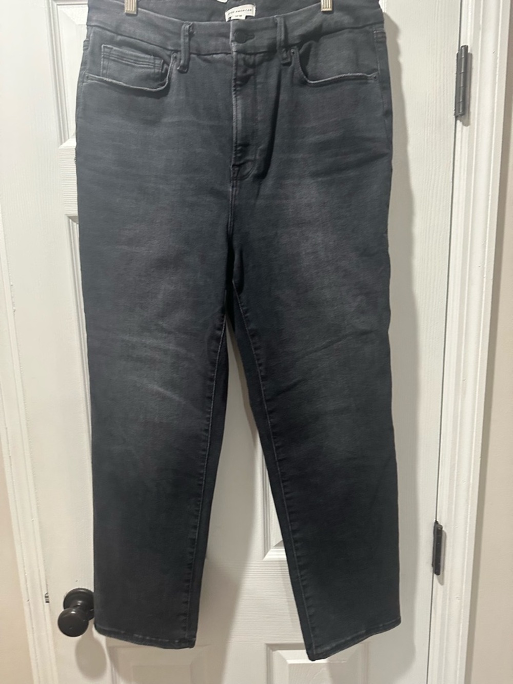 Good American High-Rise Jeans in Washed Black